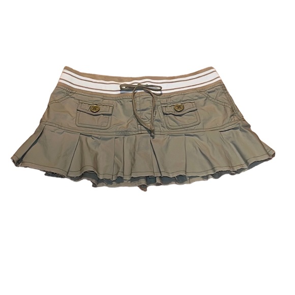 Hollister Skirts Hollister Miniskirt Khaki Pleated Mini Skirt